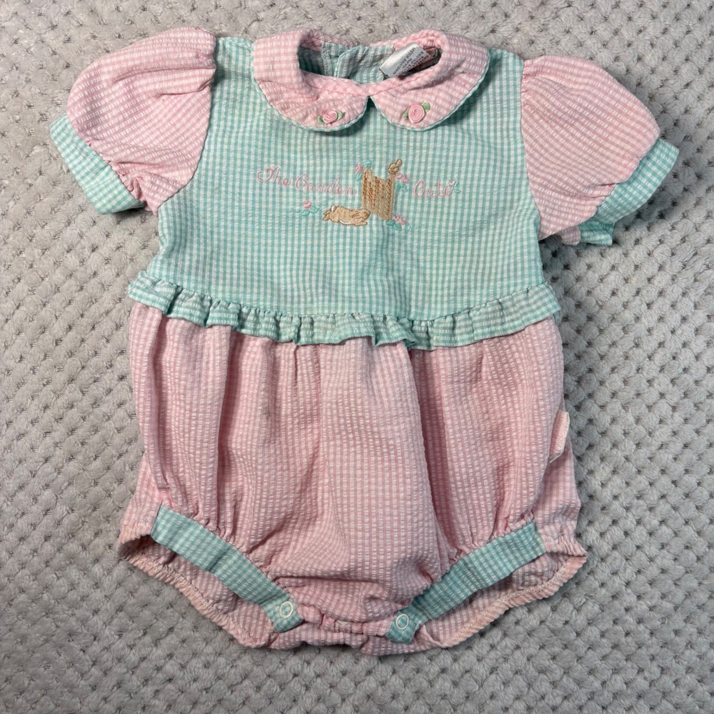 Vintage Peter rabbit and friends, baby onesie size 9 months
Made in the USA